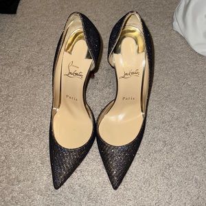 Christian Louboutin Iriza Pump, purple ish hue, unworn. Size 38